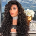 Black Long Curly Wig