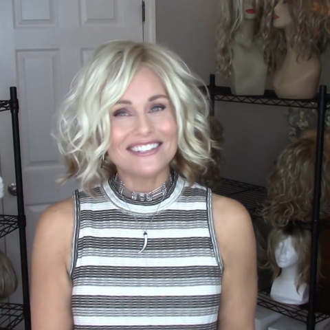 Casual Light Gold Bob Volume Wig