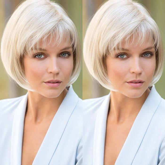 2021 New Charming White Gold Short Wig