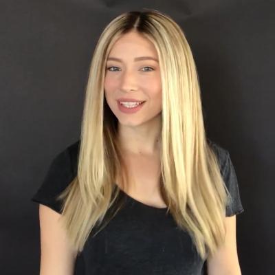 Super Fashion Linen Gold Long Straight Wig