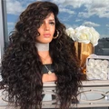 Black Long Curly Wig