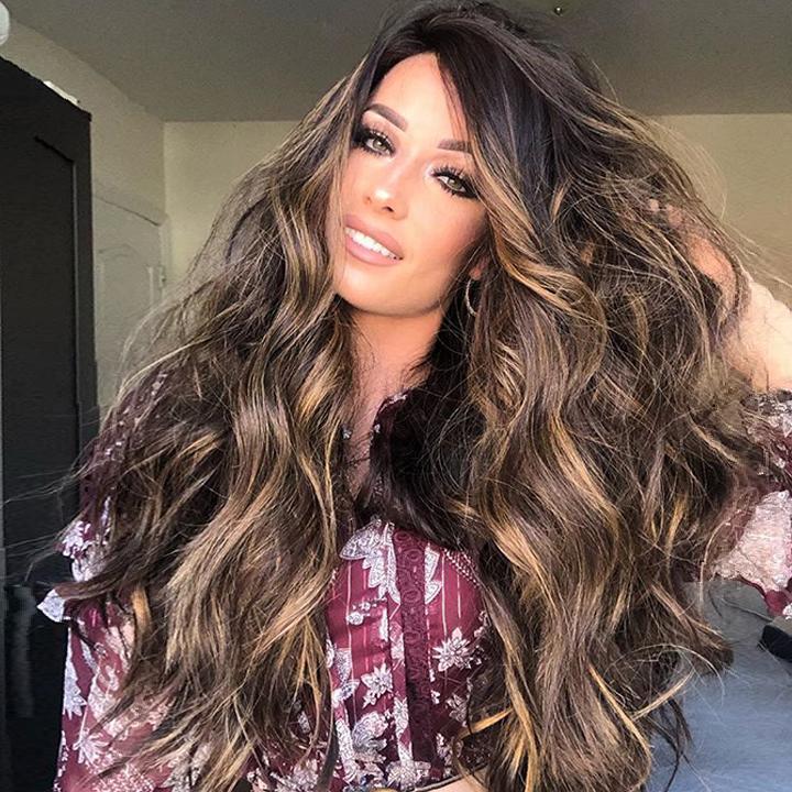 Dark Brown Fluffy Wig