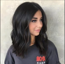 Natural Black Bob Wig