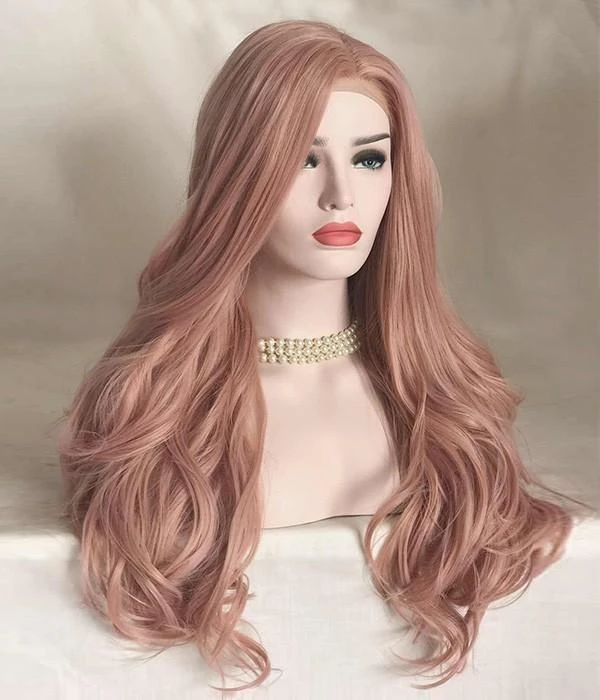 Coral Doll Pink Wig
