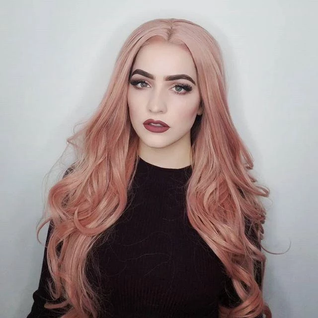 Coral Doll Pink Wig