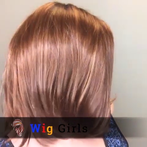 Romantic Love Brown Shoulder Wig