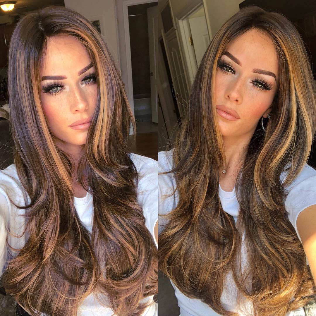 Honey Brown Wig