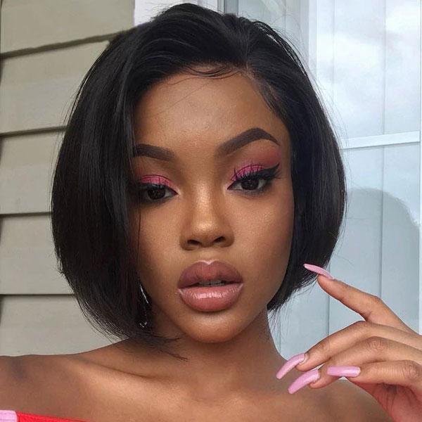 Short Black Bob Wig