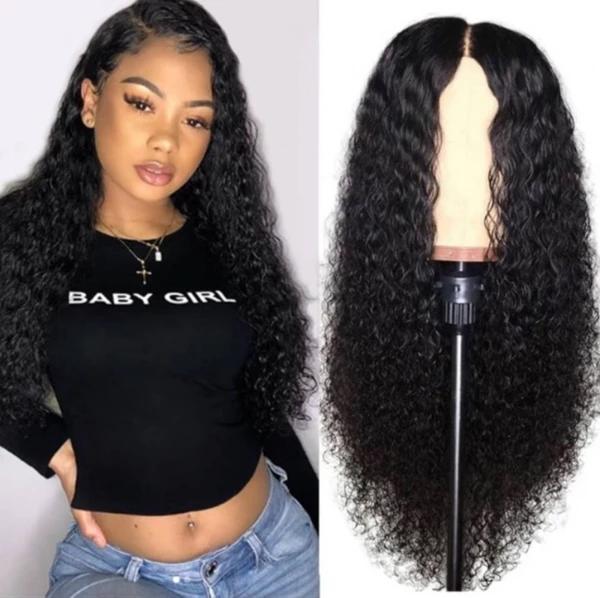 Night Black Curly Hair-140%(Extra Thick As In Video)