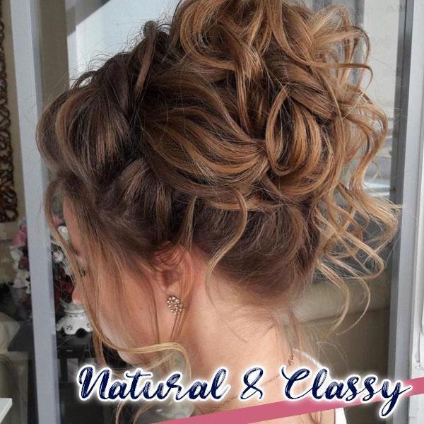 Curly Bun Comb Clip