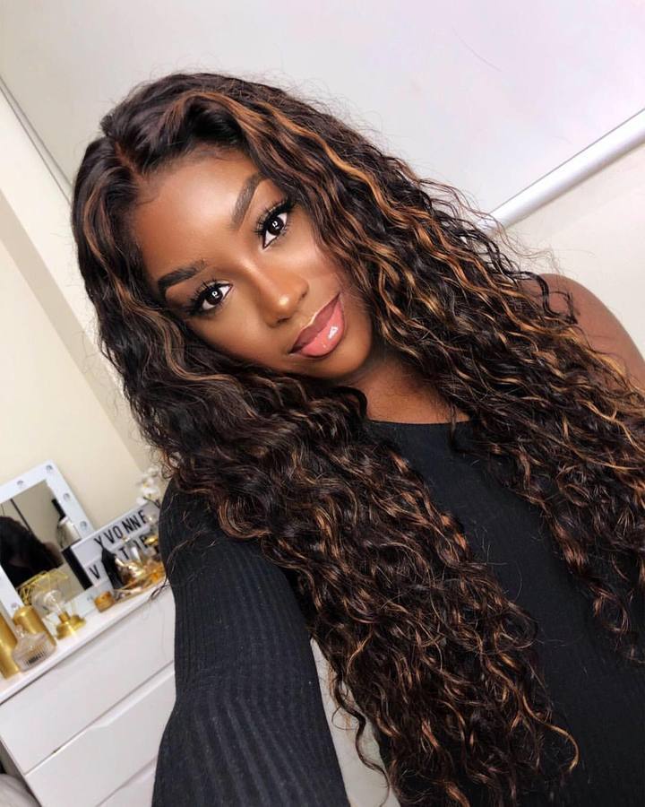 Gold And Black Wavy