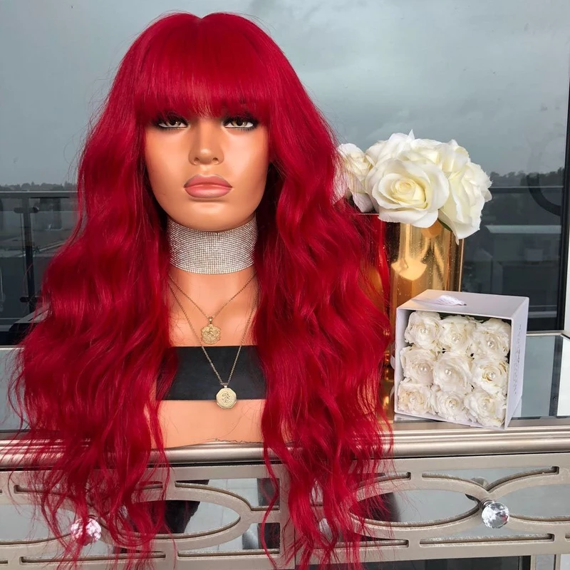 Vibrant Red Wig