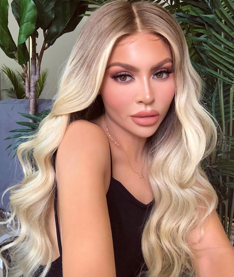 Natural Golden Long Wig