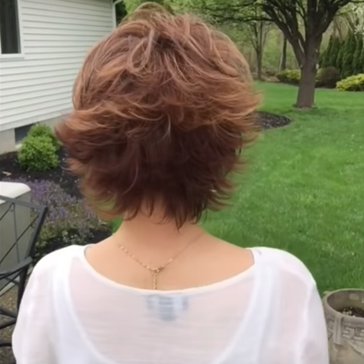 Hipster Brown Short Wig