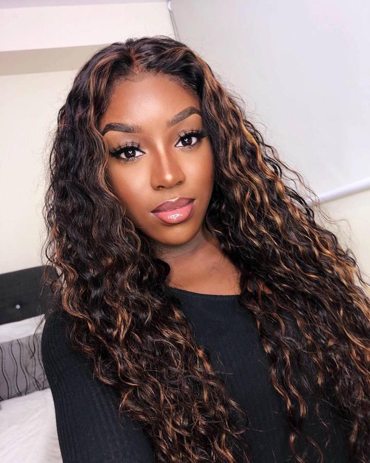 Gold And Black Wavy
