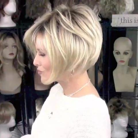 2021 Soft White Gold Bob Wig