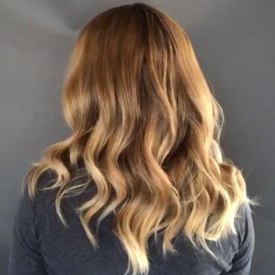 Super Stylish Brown Medium Long Wave Wig