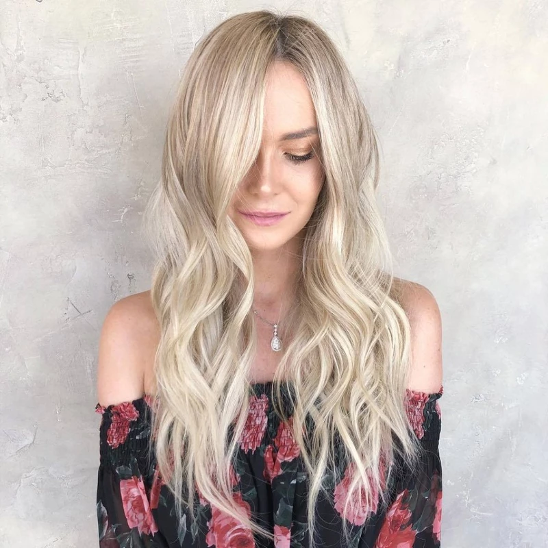 2021 New Blonde Wave Wigs