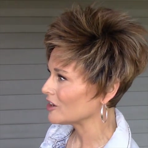 Tea Brown Short Wig
