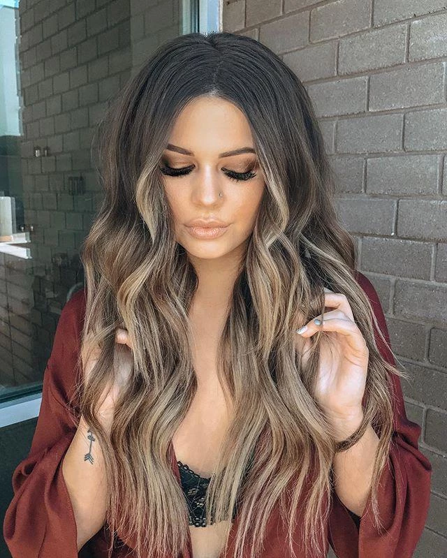Caramel Long Curly Wig