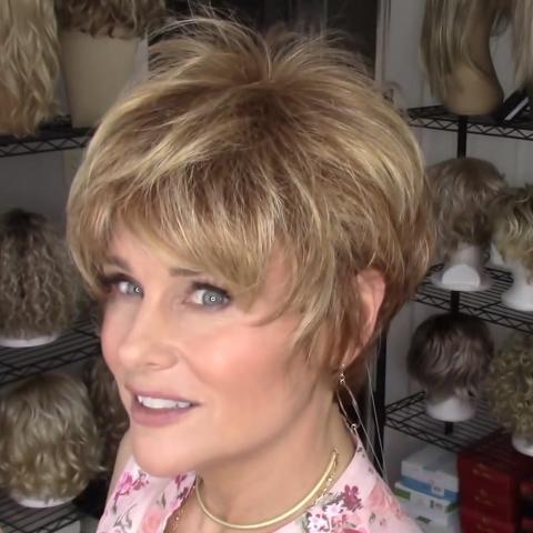 Fashion Romantic Love Gold Short Wig