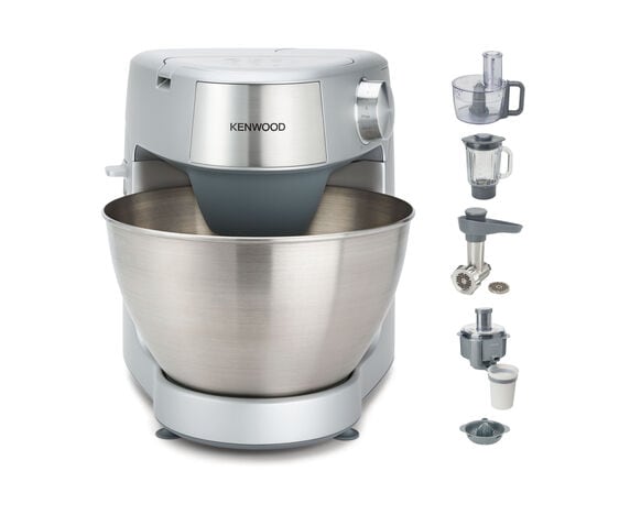 Prospero+ Silver KHC29.N0SI Compact Mixer + 5 attachments