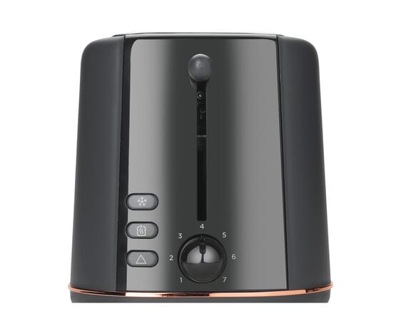 Abbey Lux Dark Grey 2 slot Toaster TCP05.A0DG