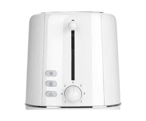 Abbey Lux White 2 Slot Toaster TCP05.A0WH