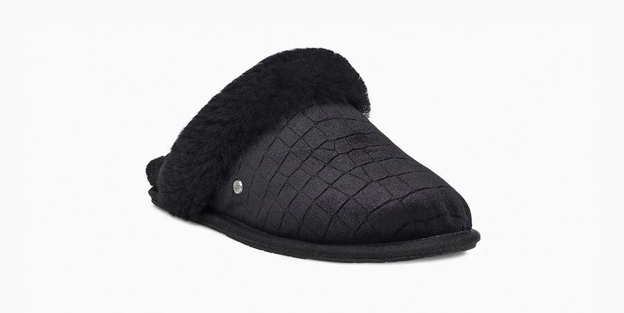 Scuffette Velvet Croc