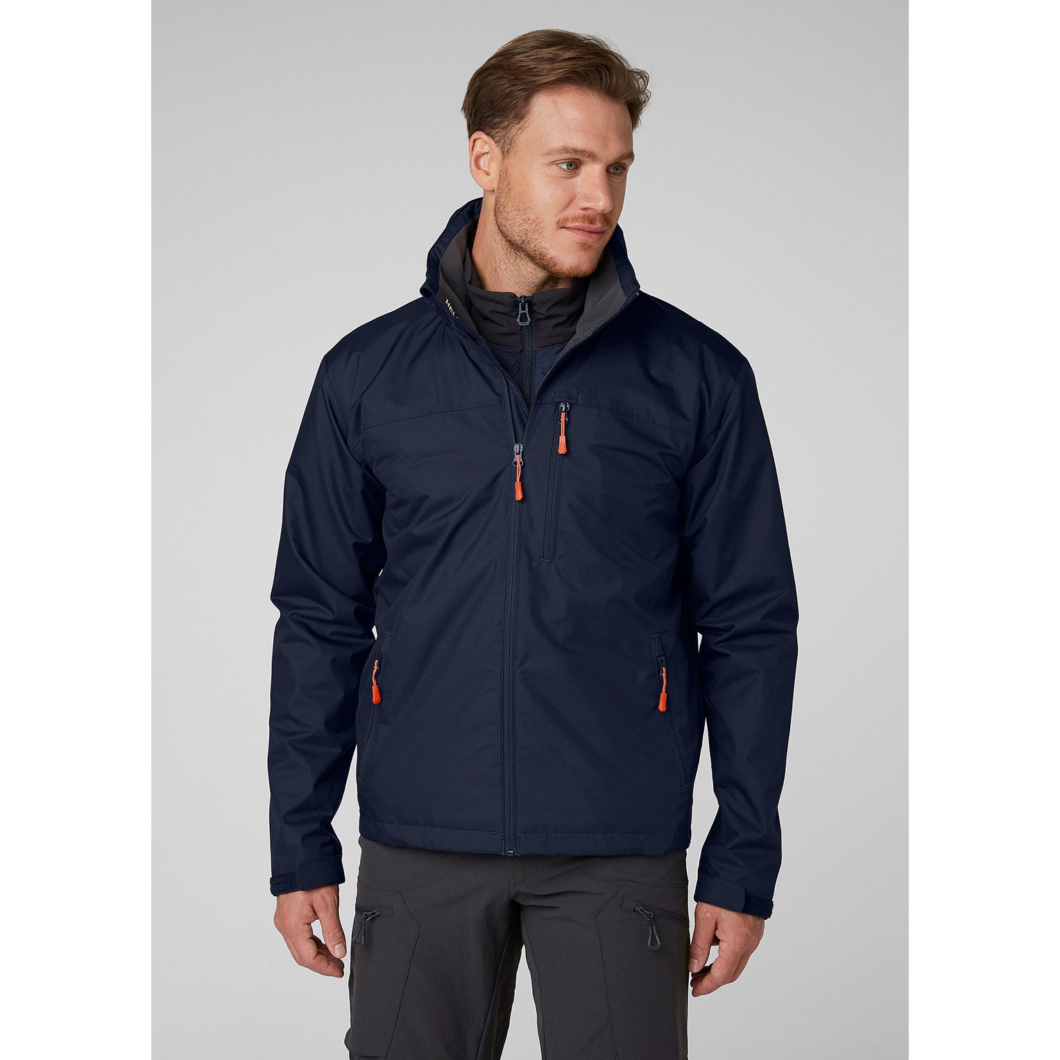 MEN'S CREW HOODED SAILING JACKET