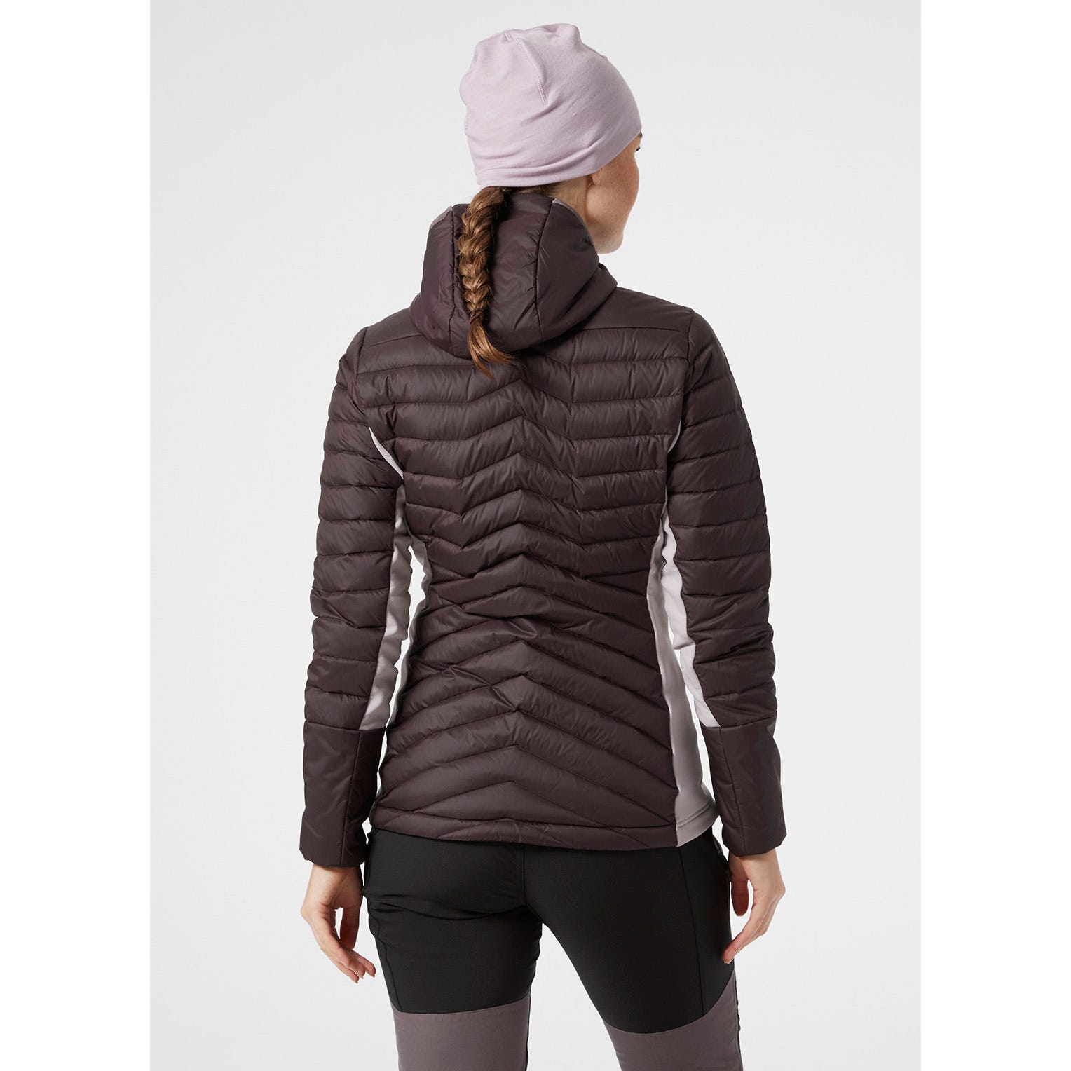 W VERGLAS HOODED DOWN HYBRID INSULATOR
