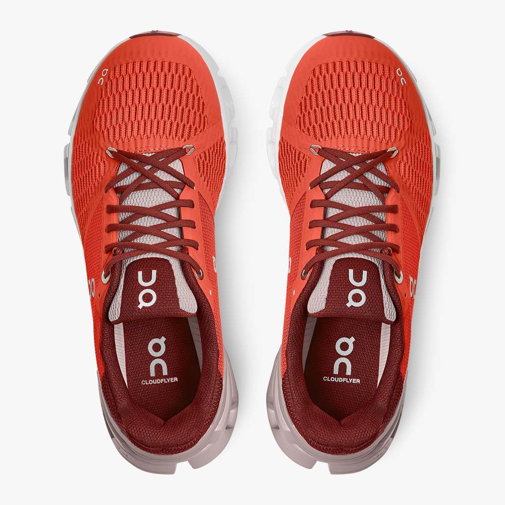 On Women's Cloudflyer 3 Running Shoes - Flare/Quartz