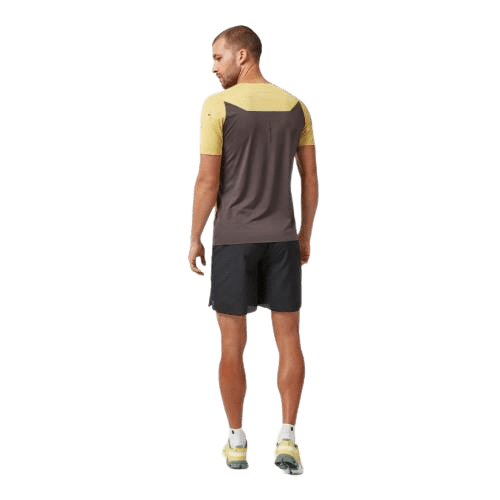 On Running Performance-T in Mustard | Pebble - Men's