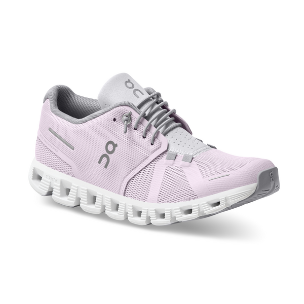 On Women's Cloud 5 Running Shoes - Lily/Frost