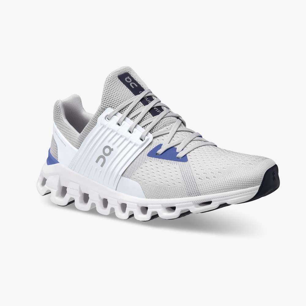 On Men's Cloudswift 2 Running Shoes - Glacier/Cobalt