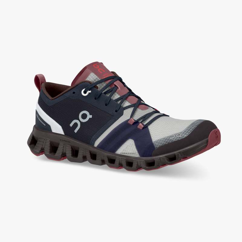 On Women's Cloud X Shift Running Shoes - Ink/Cherry