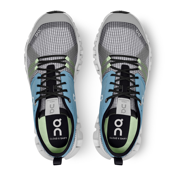 On Women's Cloud X Shift Running Shoes - Niagara/White