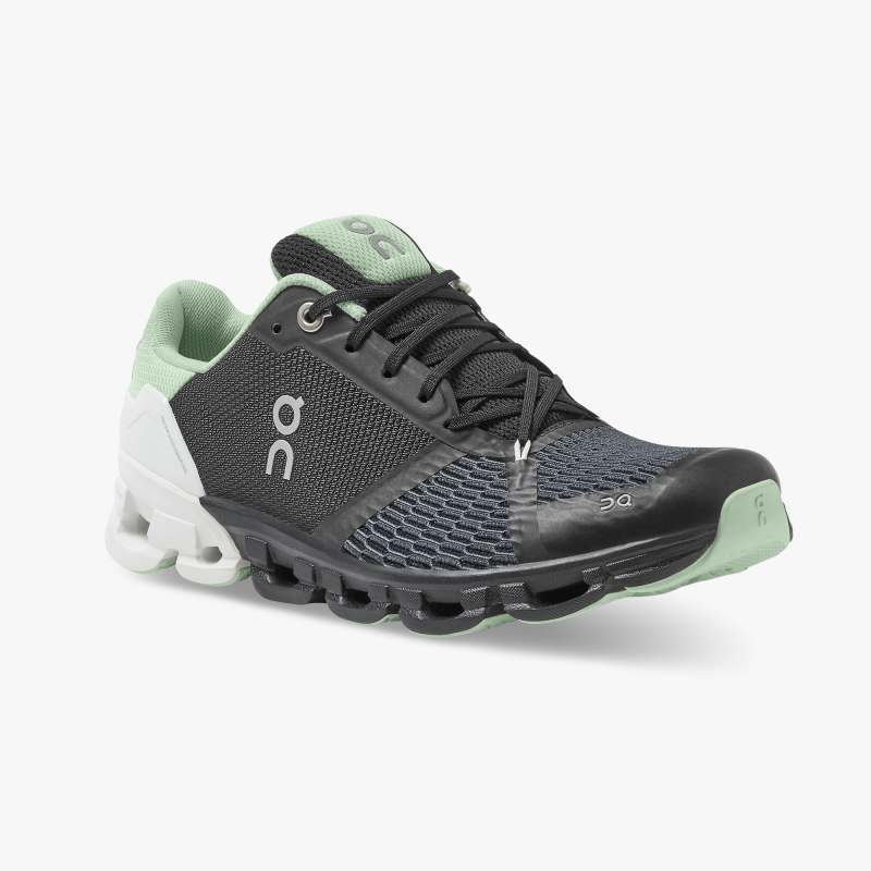 On Women's Cloudflyer 3 Running Shoes - Black/White