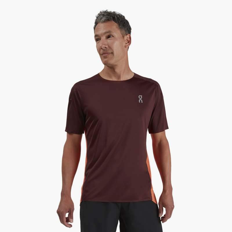 On Running Performance T in Mulberry & Spice - Men's
