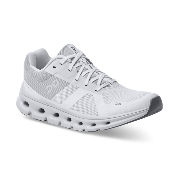 On Women's Cloudrunner Running Shoes - White/Frost