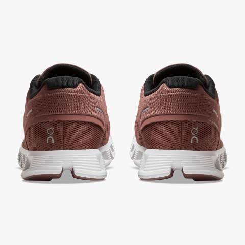 On Women's Cloud 5 Running Shoes - Rust/Black