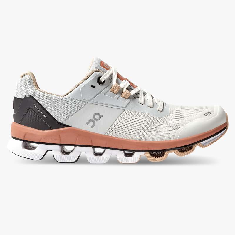 On Women's Cloudace 2 Running Shoes - Glacier/Terracotta