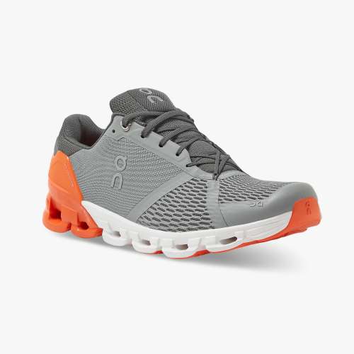 On Men's Cloudflyer 3 Running Shoes - Grey/Orange