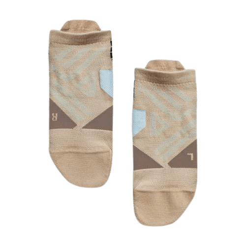 On Running Low Socks in Rosebrown | Grey - Women's