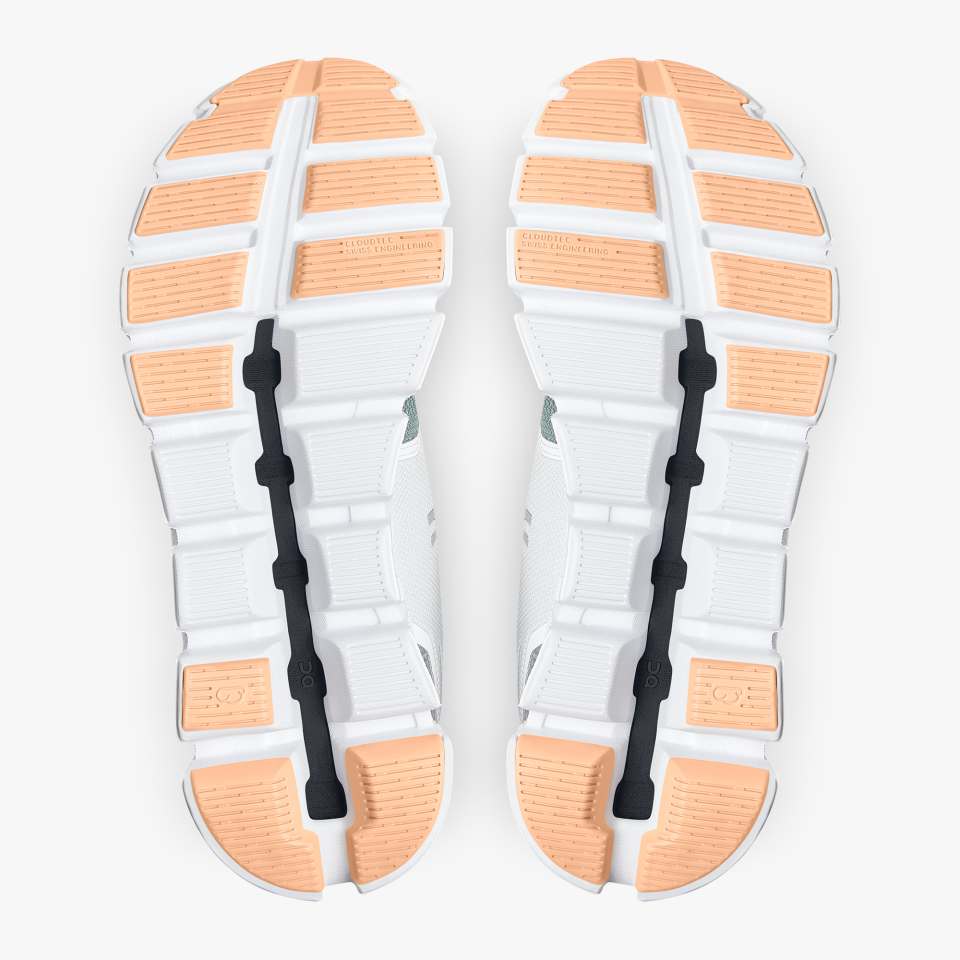 On Women's Cloud 5 Push Running Shoes - White/Cobble