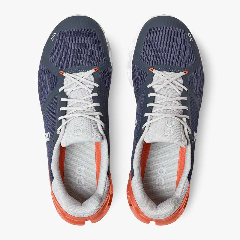 On Men's Cloudflyer 3 Running Shoes - Midnight/Rust