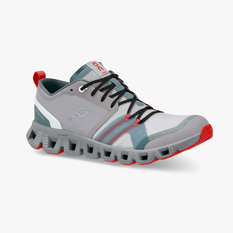 On Women's Cloud X Shift Running Shoes - Alloy/Red
