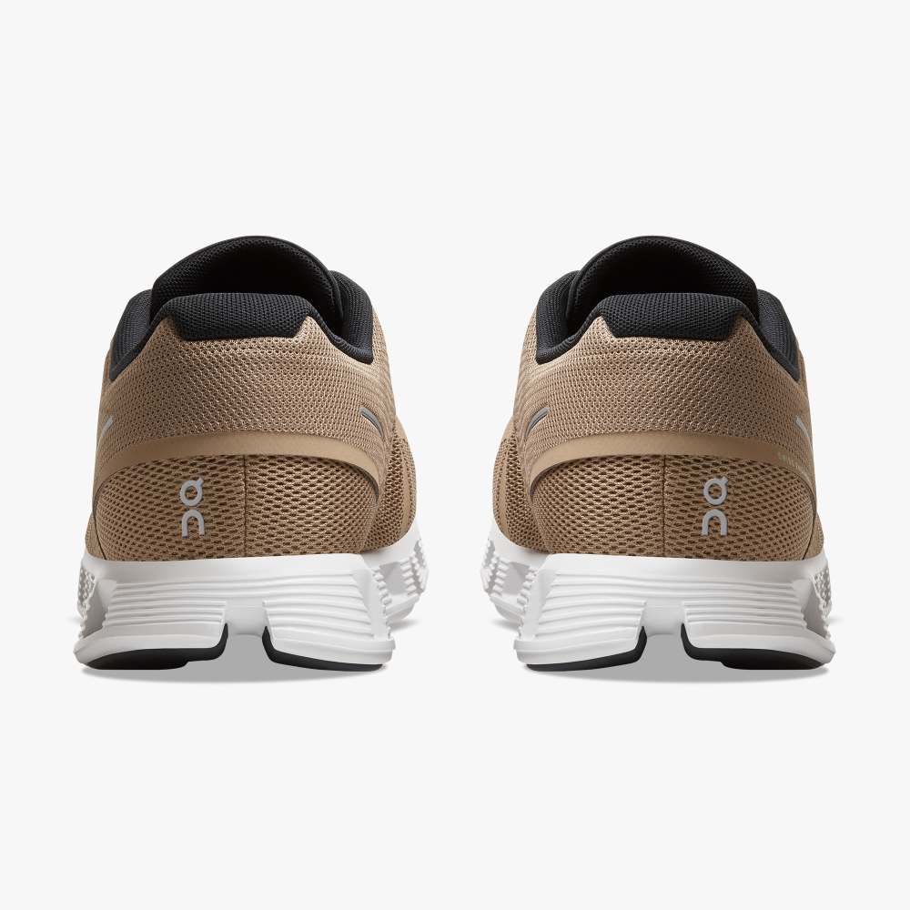 On Men's Cloud 5 Running Shoes - Chai/Magnet