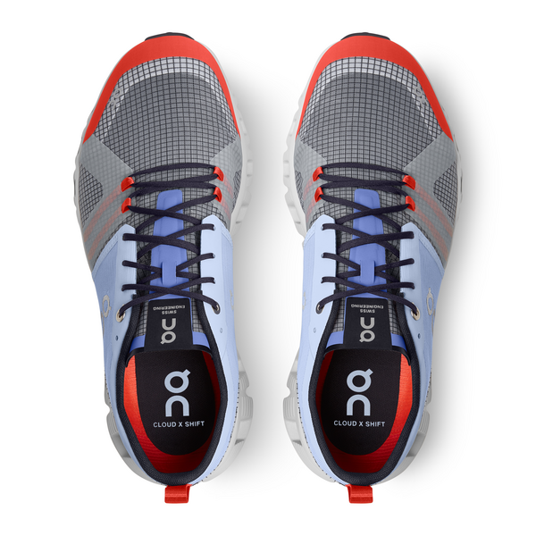On Men's Cloud X Shift Running Shoes - Heather/Glacier
