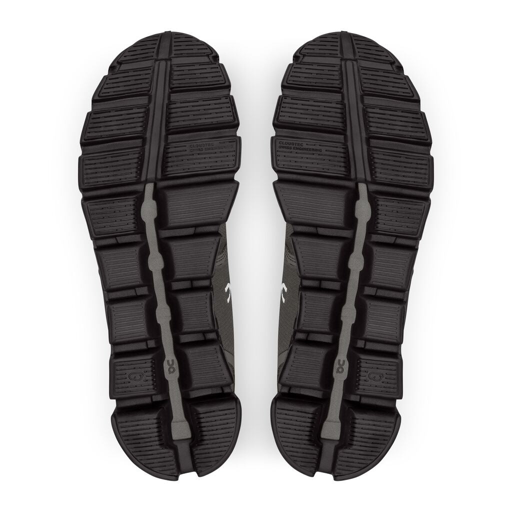 On Men's Cloud 5 Waterproof Running Shoes - Olive/Black